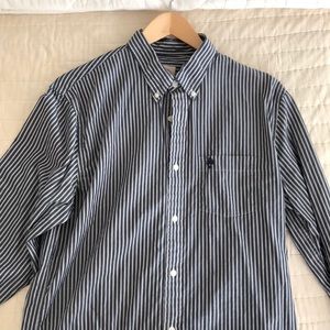 Brooks Brothers Red Fleece Striped Button Down XL